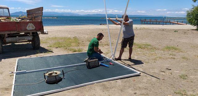 Fırtınanın vurduğu Ayvalık ta hayat normale d&ouml;nd&uuml; 4