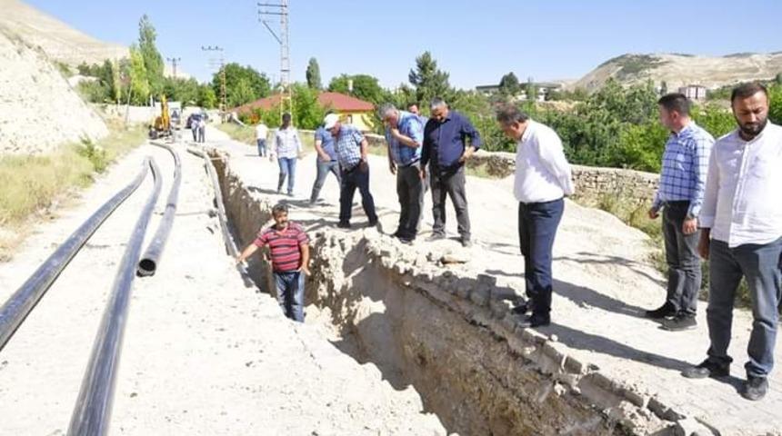 G&uuml;r&uuml;n&rsquo;&uuml;n i&ccedil;me suyu hattı yenileniyor