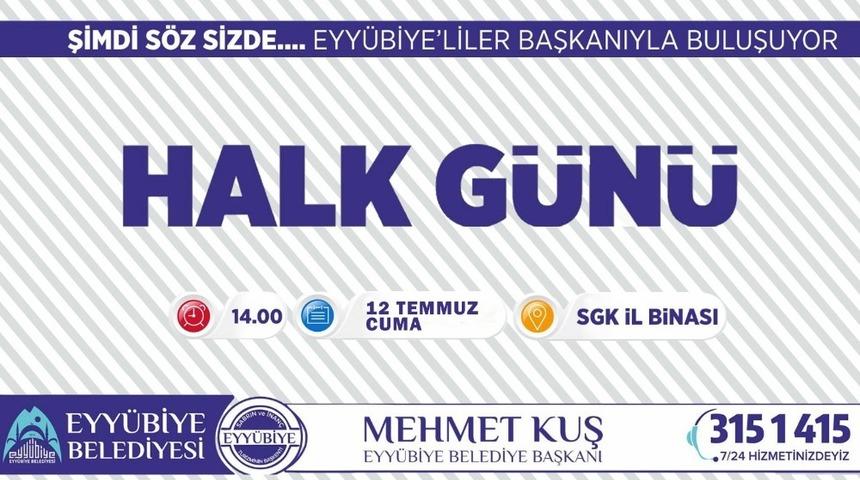 Eyy&uuml;biye Belediyesi halk g&uuml;n&uuml; buluşması