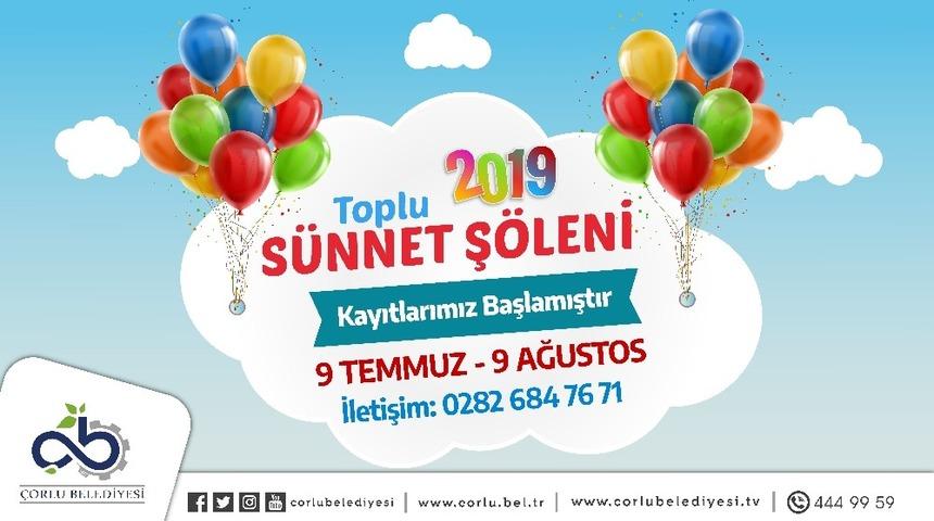 &Ccedil;orlu&rsquo;da toplu s&uuml;nnet kayıtları başladı