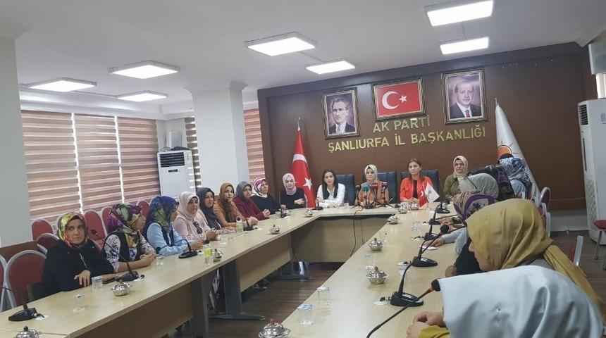 Şanlıurfa Ak Parti Kadın Kolları Srebrenitsa Soykırımını kınadı
