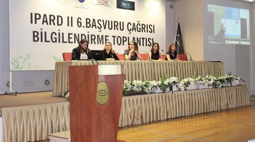 Van&rsquo;da &ldquo;IPARD II. Başvuru &Ccedil;ağrı İlanı&rdquo; bilgilendirme toplantısı