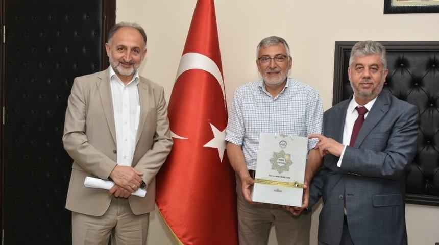 İl M&uuml;ft&uuml;s&uuml; Gerek&rsquo;ten Başkan Bozkurt&rsquo;a ziyaret