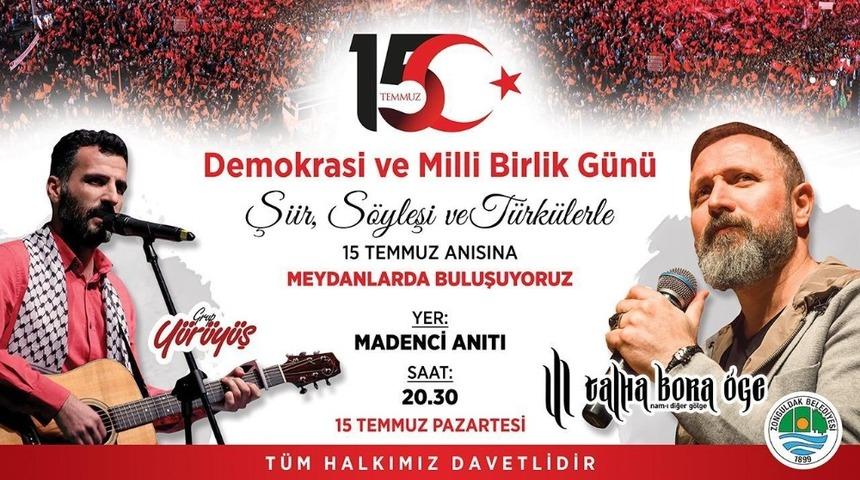 Başkan Alan, Demokrasi ve Milli beraberlik g&uuml;n&uuml;ne davet etti