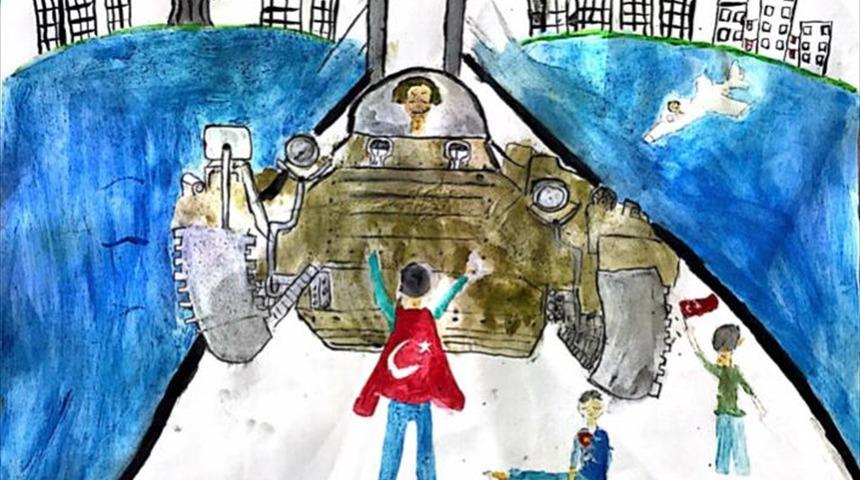 Kanada'da 15 Temmuz konulu resim yarışması