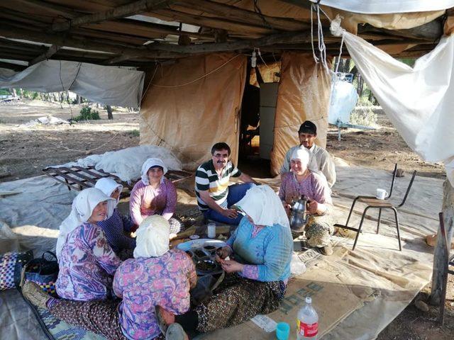 Başkan İnal tütün üreticisini ziyaret etti