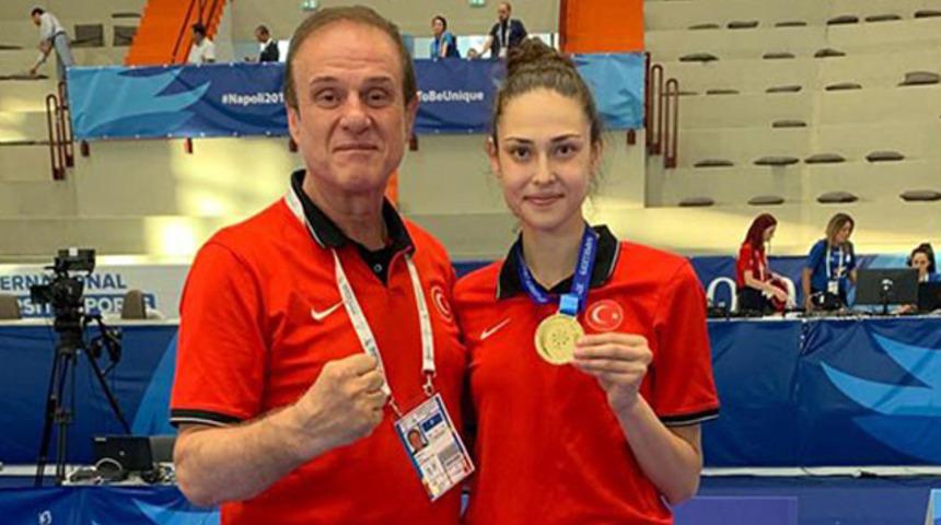 İrem Yaman ve Nafia Kuş'tan altın madalya