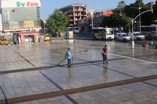 Erzincan itfaiyesinden 15 Temmuz temizliği