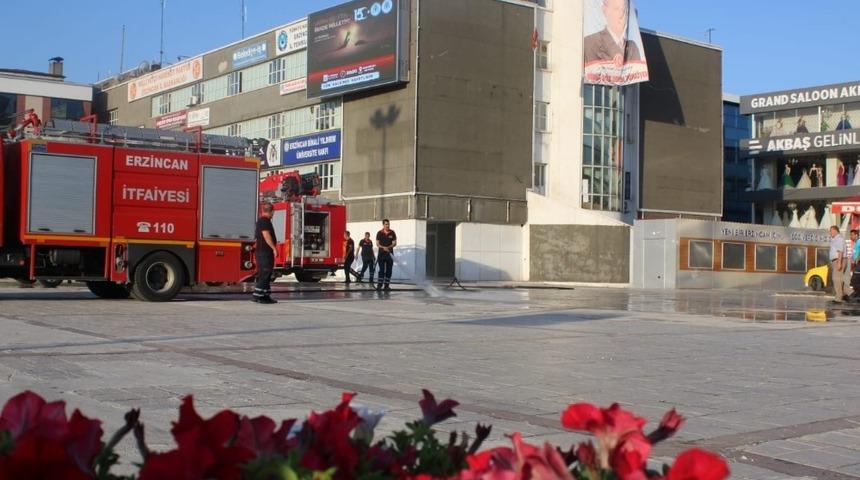 Erzincan itfaiyesinden 15 Temmuz temizliği