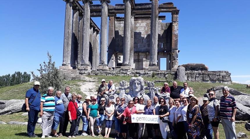 Aizanoi Antik Kenti Kıbrıs&rsquo;tan gelen misafirlerini ağırladı