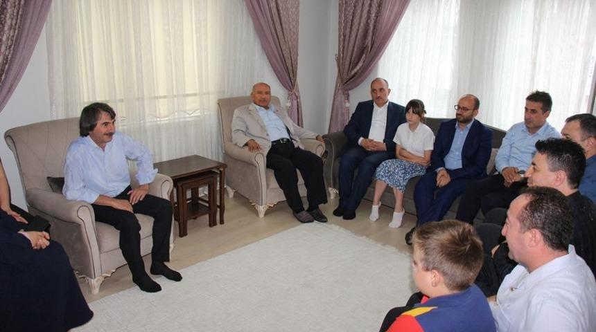 Başkan Kılı&ccedil; 15 Temmuz Gazilerini ziyaret etti