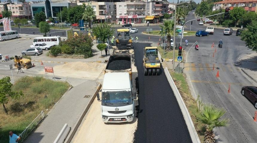 &Ccedil;evre Bulvarında asfaltlama &ccedil;alışması başladı