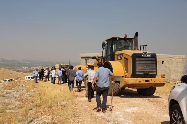 Nemrut Tahtı’nın yakınındaki kaçak yapılar yıkıldı