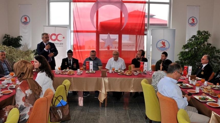 OM&Uuml; y&ouml;netimi şehit yakınları ve gazileri ağırladı