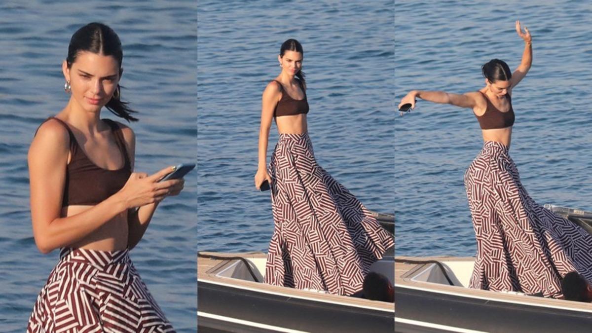  Kendall Jenner'ın Mikonos tarzı