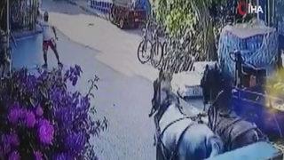 Büyükada'da fayton faciası kamerada