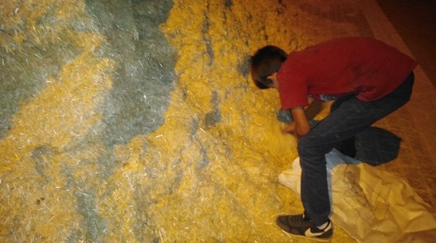 Gerc&uuml;ş&rsquo;te kışlık saman hazırlıkları s&uuml;r&uuml;yor