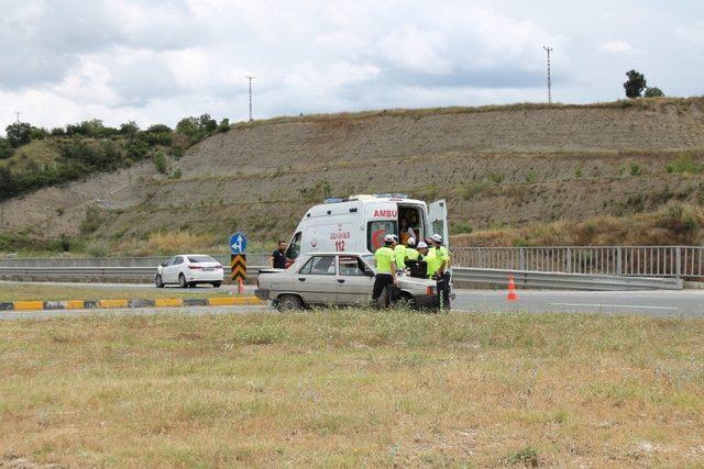 Tosya’da trafik kazası: 1 yaralı