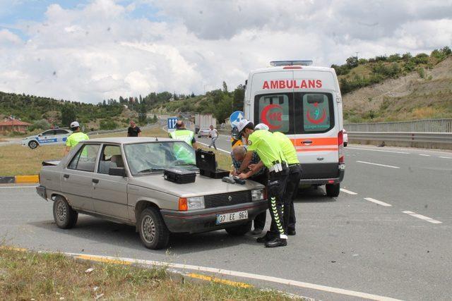 Tosya’da trafik kazası: 1 yaralı