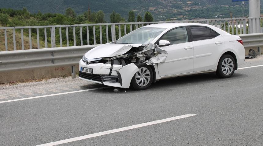 Tosya&rsquo;da trafik kazası: 1 yaralı