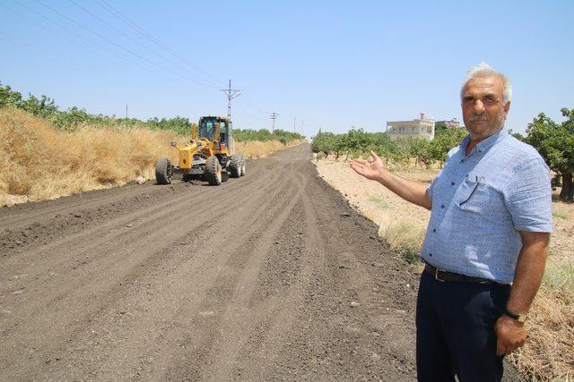 Birecik’te çöken sahil yoluna alternatif yol yapıldı