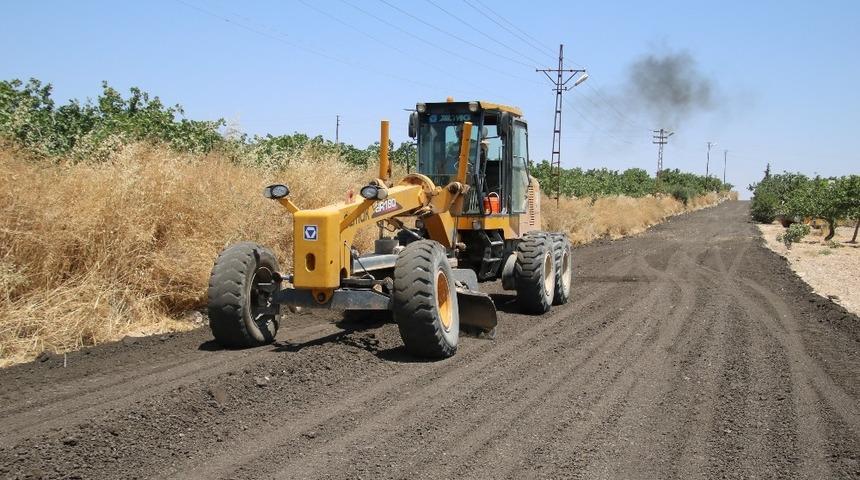 Birecik’te çöken sahil yoluna alternatif yol yapıldı