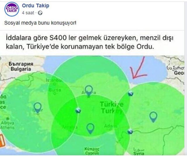 Ordu Belediye Başkanı Güler'den 'S-400' açıklaması