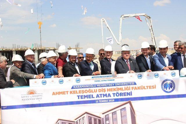 Karaman’da Ahmet Keleşoğlu Diş Hekimliği Fakültesinin temeli atıldı