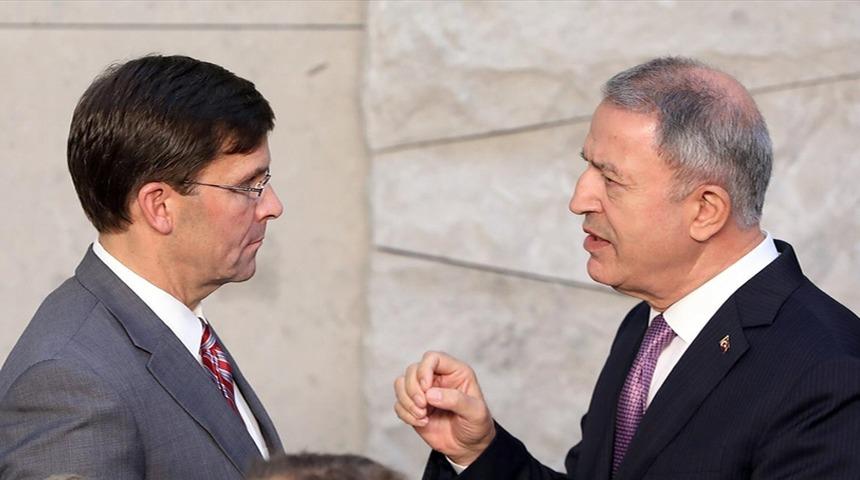 Bakan Akar, ABD Savunma Bakan Vekili ile görüştü! ABD'den acilen bir heyet geliyor!