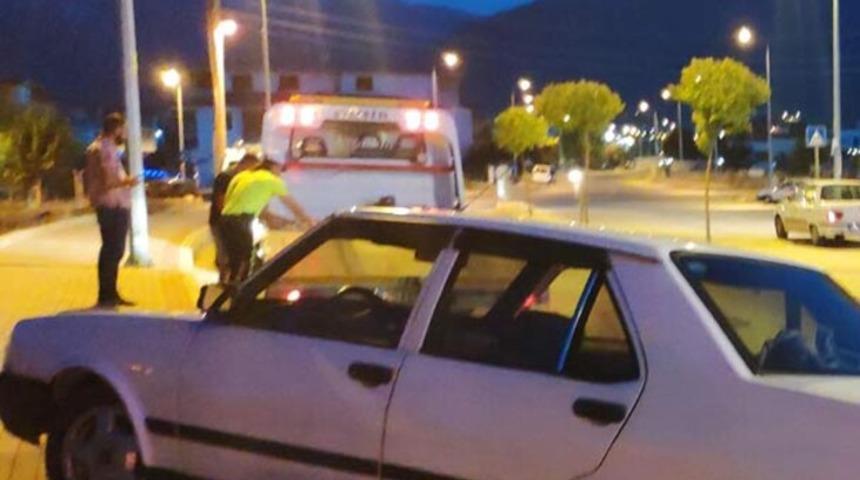 Drift atan alkollü sürücü ortalığı birbirine kattı!