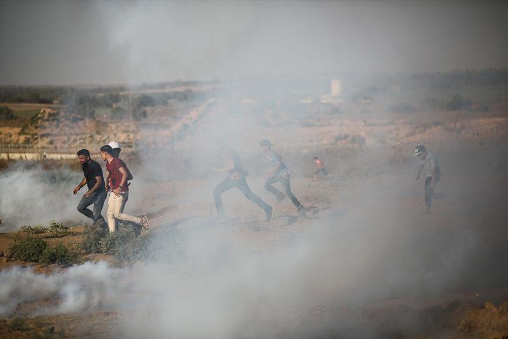 Gazze sınırında 55 Filistinli yaralandı G5