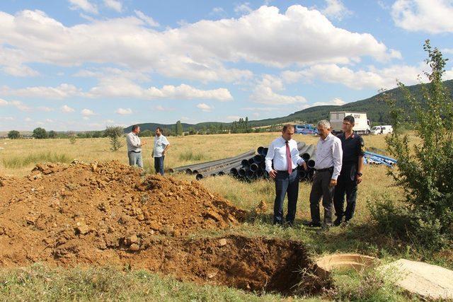 Köydeki kötü kokuyu gidermek için çalışma başlatıldı