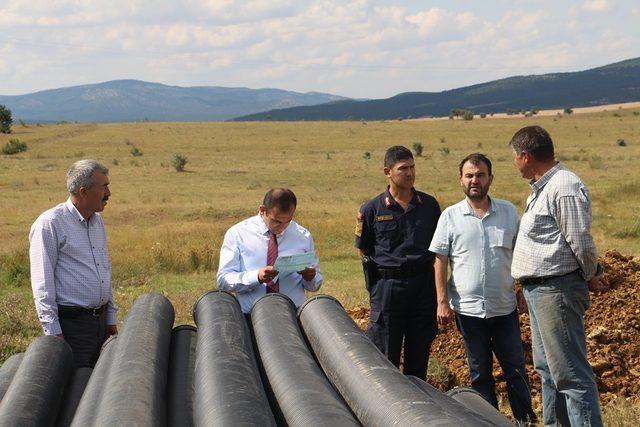 Köydeki kötü kokuyu gidermek için çalışma başlatıldı