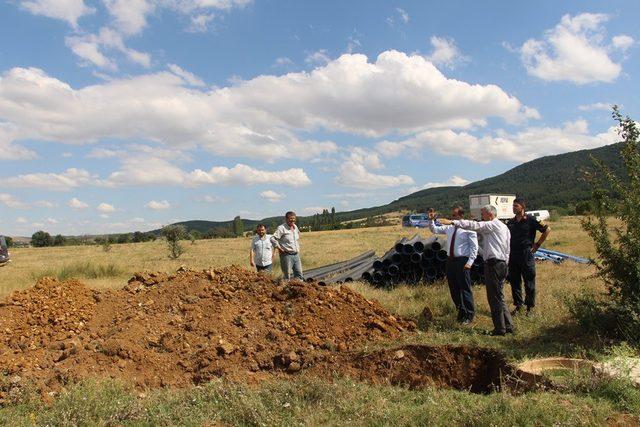 Köydeki kötü kokuyu gidermek için çalışma başlatıldı