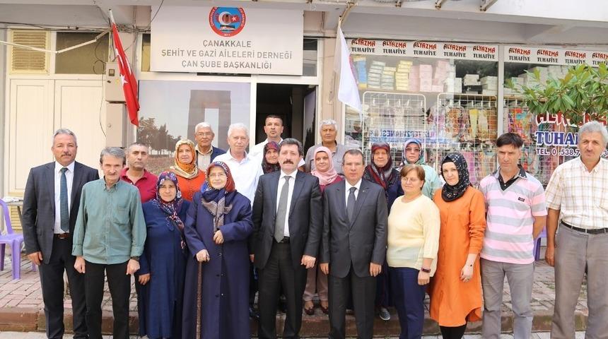 Vali Tavlı&rsquo;dan şehit ve gazi ailelerine ziyaret