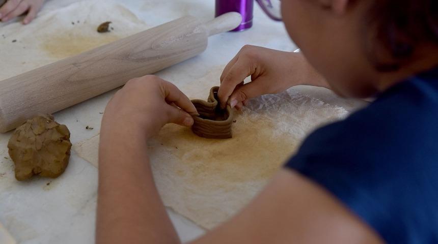 &Ccedil;ocuklar seramiği &ccedil;ok sevdi