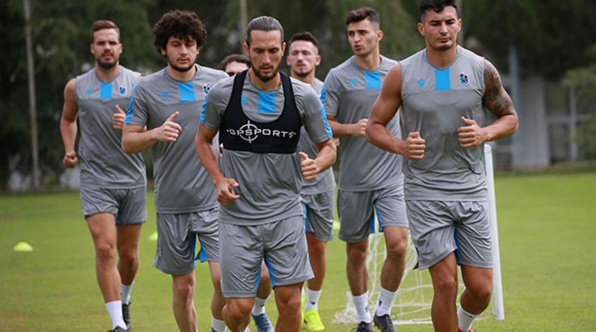 Trabzonspor'da 7 oyuncuya özel antrenman