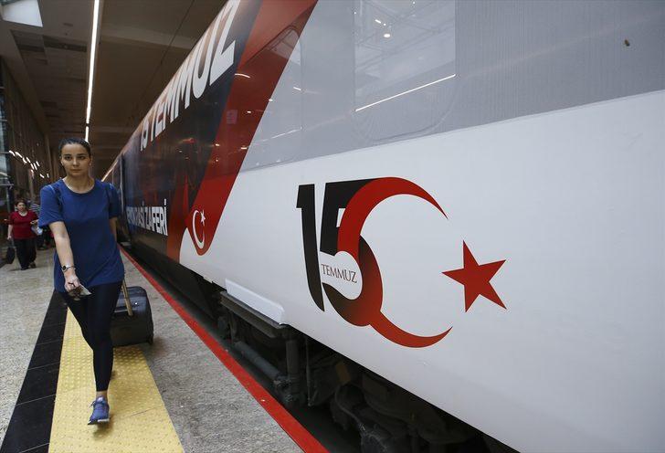 15 Temmuz treni ilk seferi için yola çıktı G2