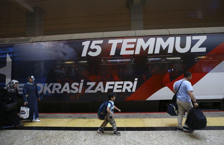 15 Temmuz treni ilk seferi için yola çıktı G4
