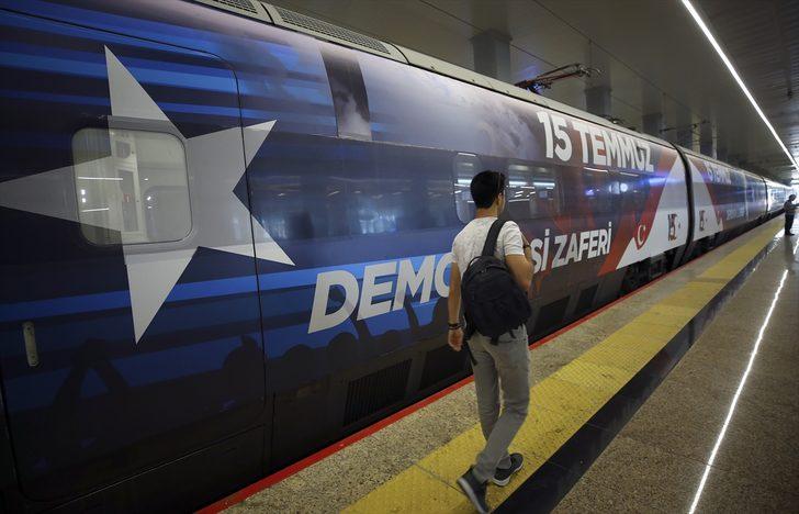 15 Temmuz treni ilk seferi için yola çıktı G5
