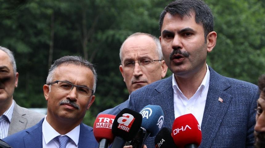 Bakan Kurum: "Rize’de etaplar halinde 2023 yılına kadar tüm sahil güzergahı üzerindeki o riskli alanların dönüşümünü yapmış olacağız"