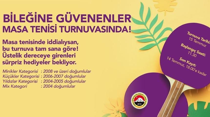 39Burda AVM’de masa tenisi şöleni başlıyor
