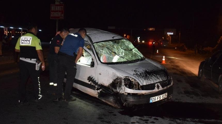&Ccedil;ine&rsquo;de trafik kazası: 1 &ouml;l&uuml; 1 yaralı