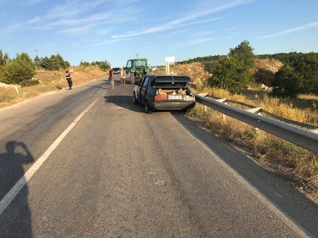 Emet’te trafik kazası: 1 yaralı