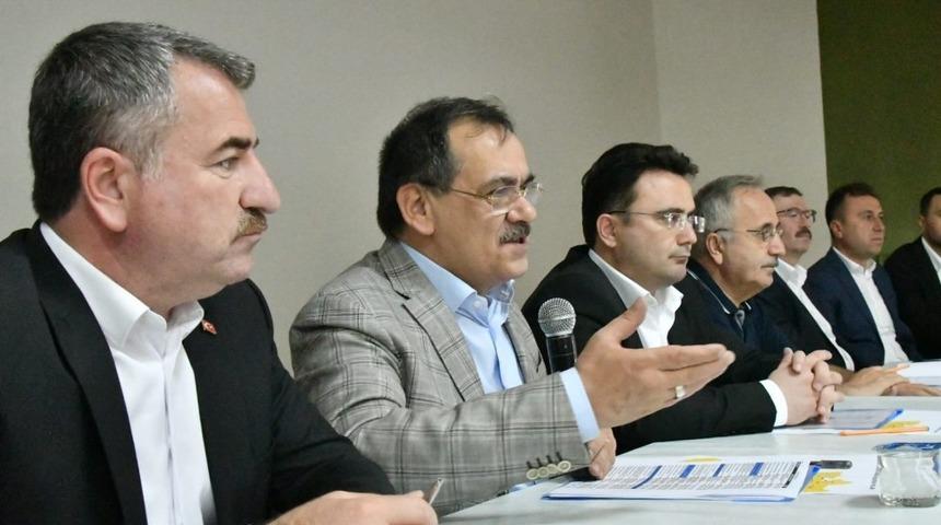 Başkan Demir, kurmaylarıyla Havza’da