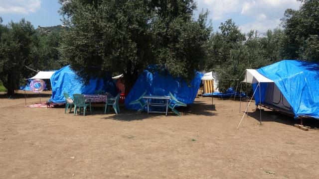 Kuzey Ege'de çadır kamplarına yoğun ilgi