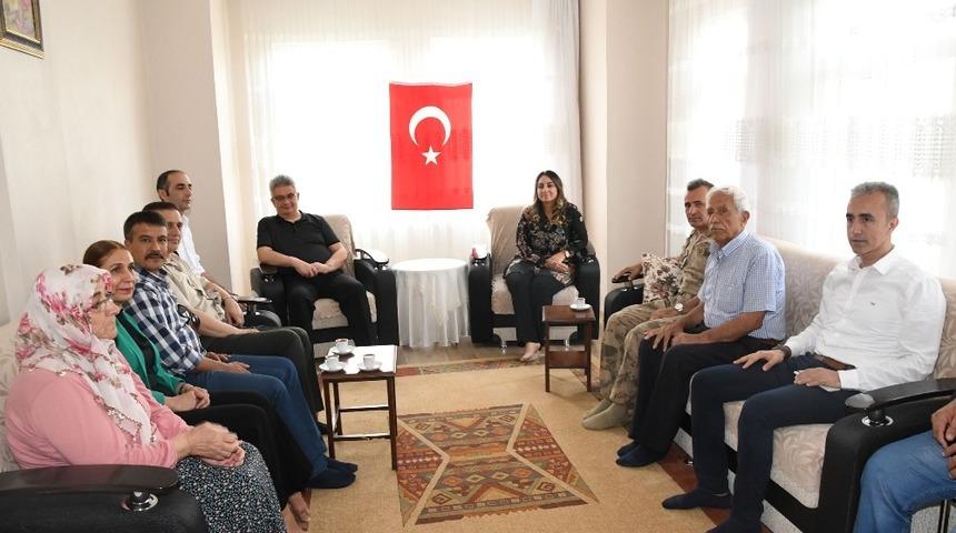 15 Temmuz gazileri ziyaret edildi