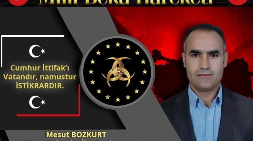 Milli Beka Hareketi Malazgirt İl&ccedil;e Başkanlığına Mesut Bozkurt atandı
