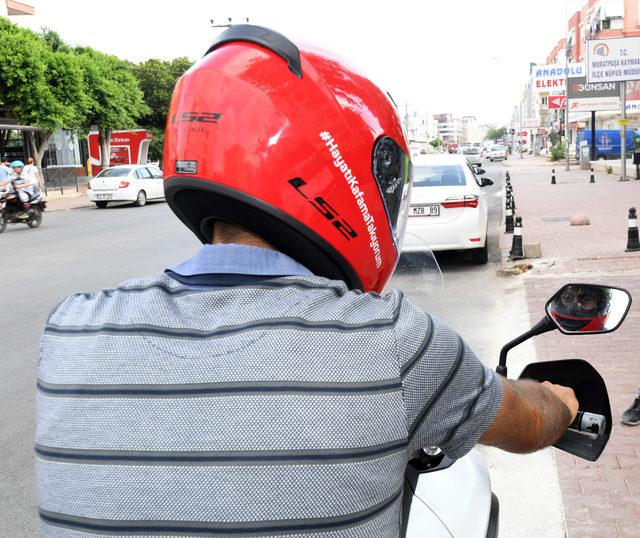 Kazadan 1 gün önce aldığı kask, hayata bağladı