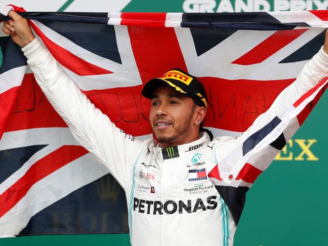 Britanya'da zafer Hamilton'ın